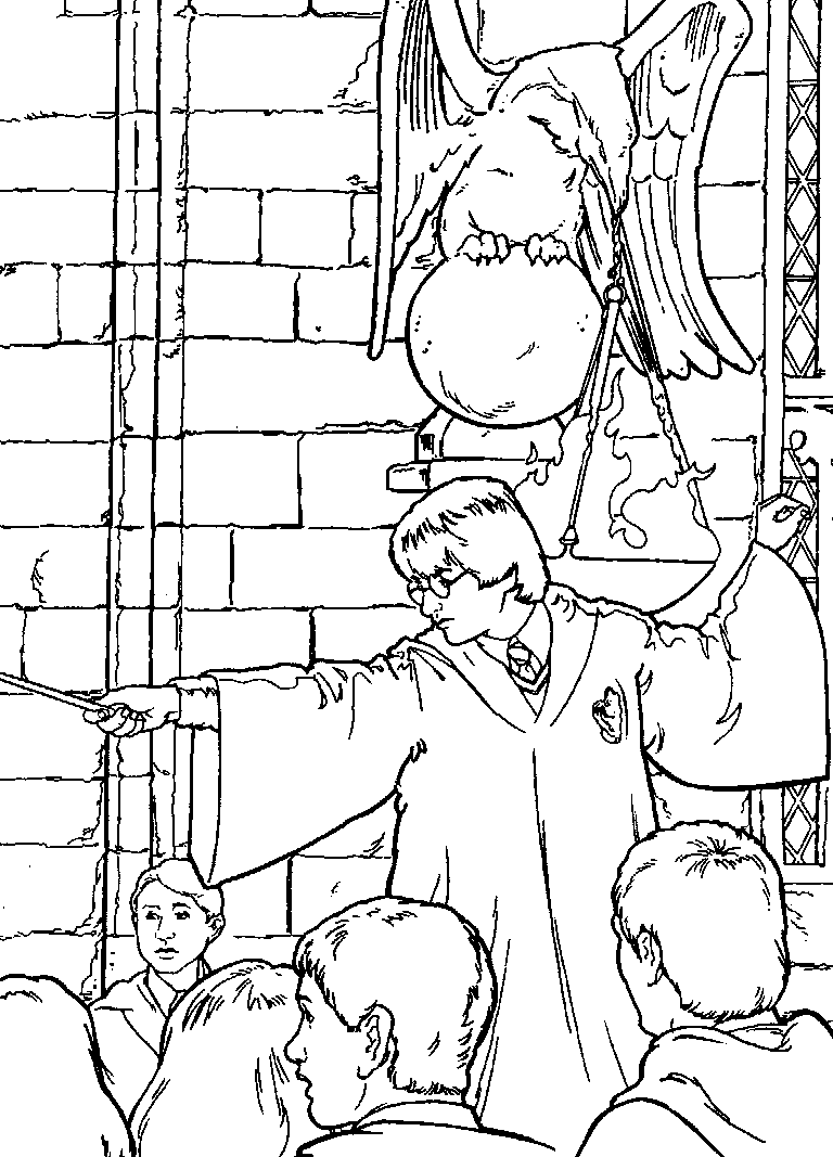 Kids-n-fun.com | 26 coloring pages of Harry Potter and the Chamber of ...